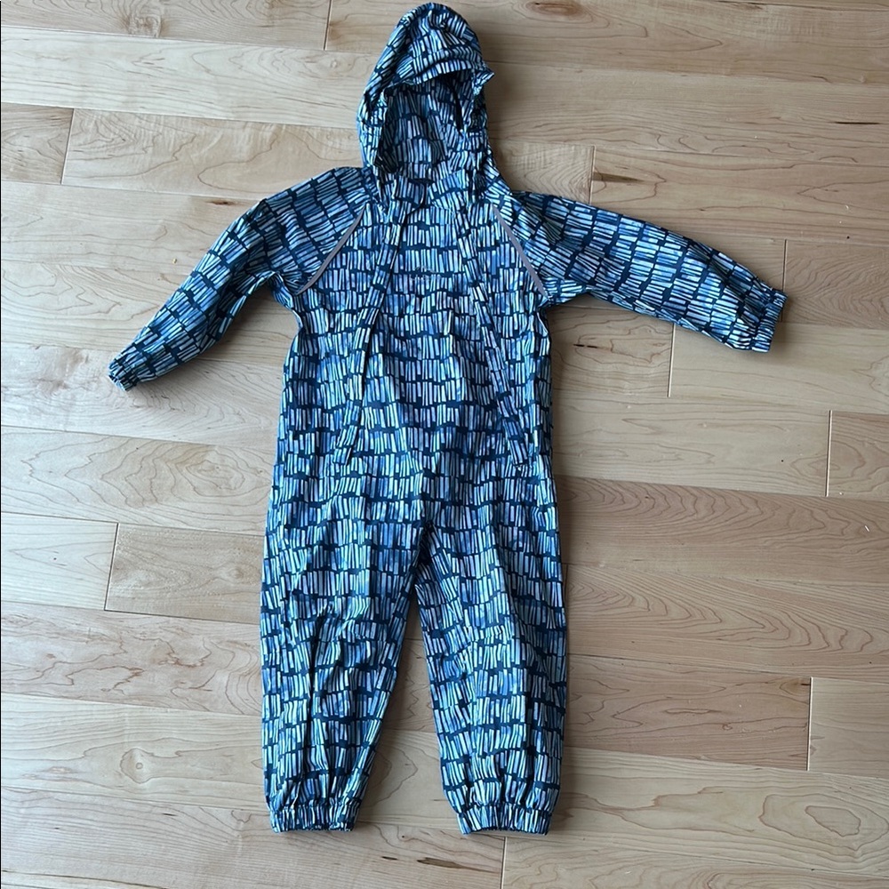 Blue and Green Rainsuit